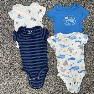 4 pack baby boy onesies